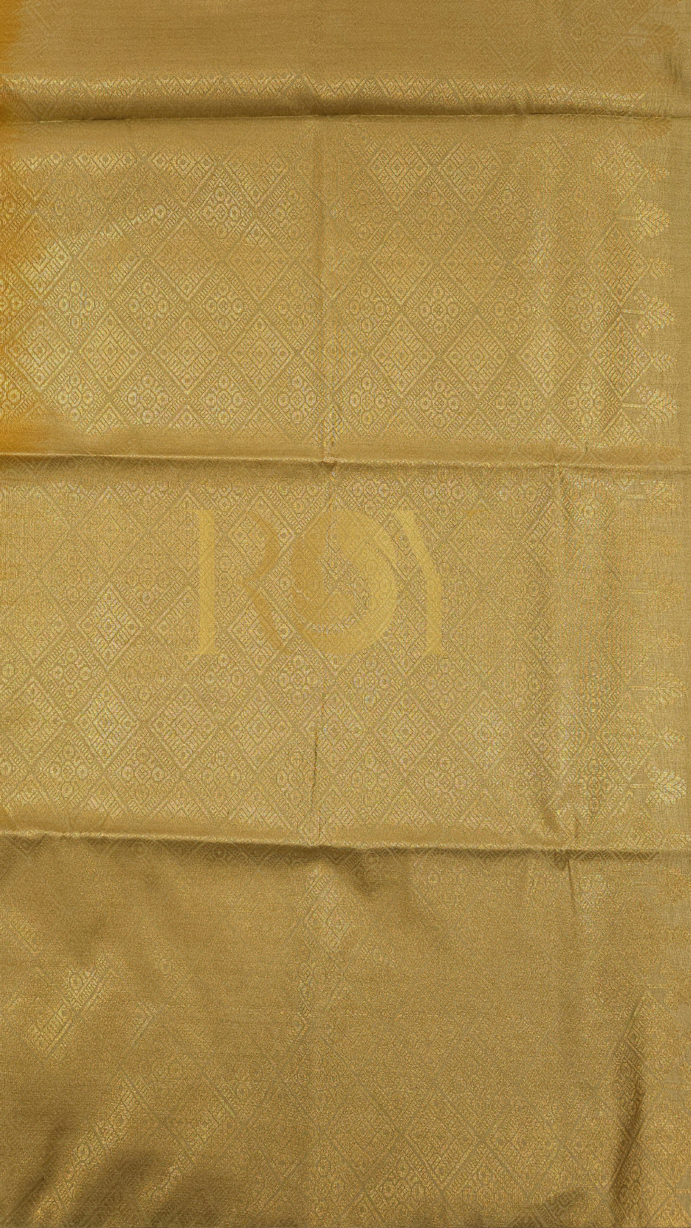 Amber Yellow Turning Border Soft Silk Saree