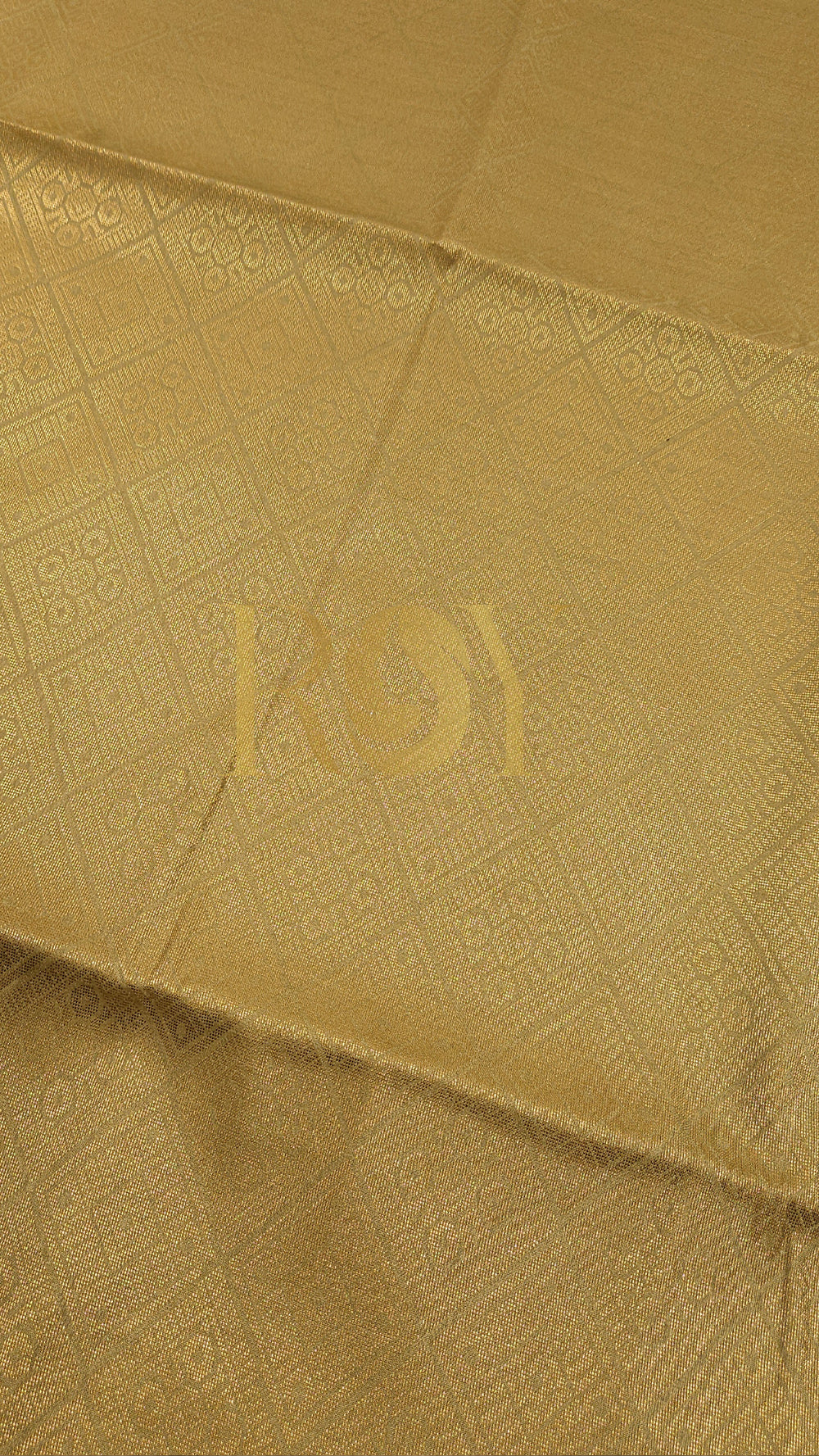 Amber Yellow Turning Border Soft Silk Saree