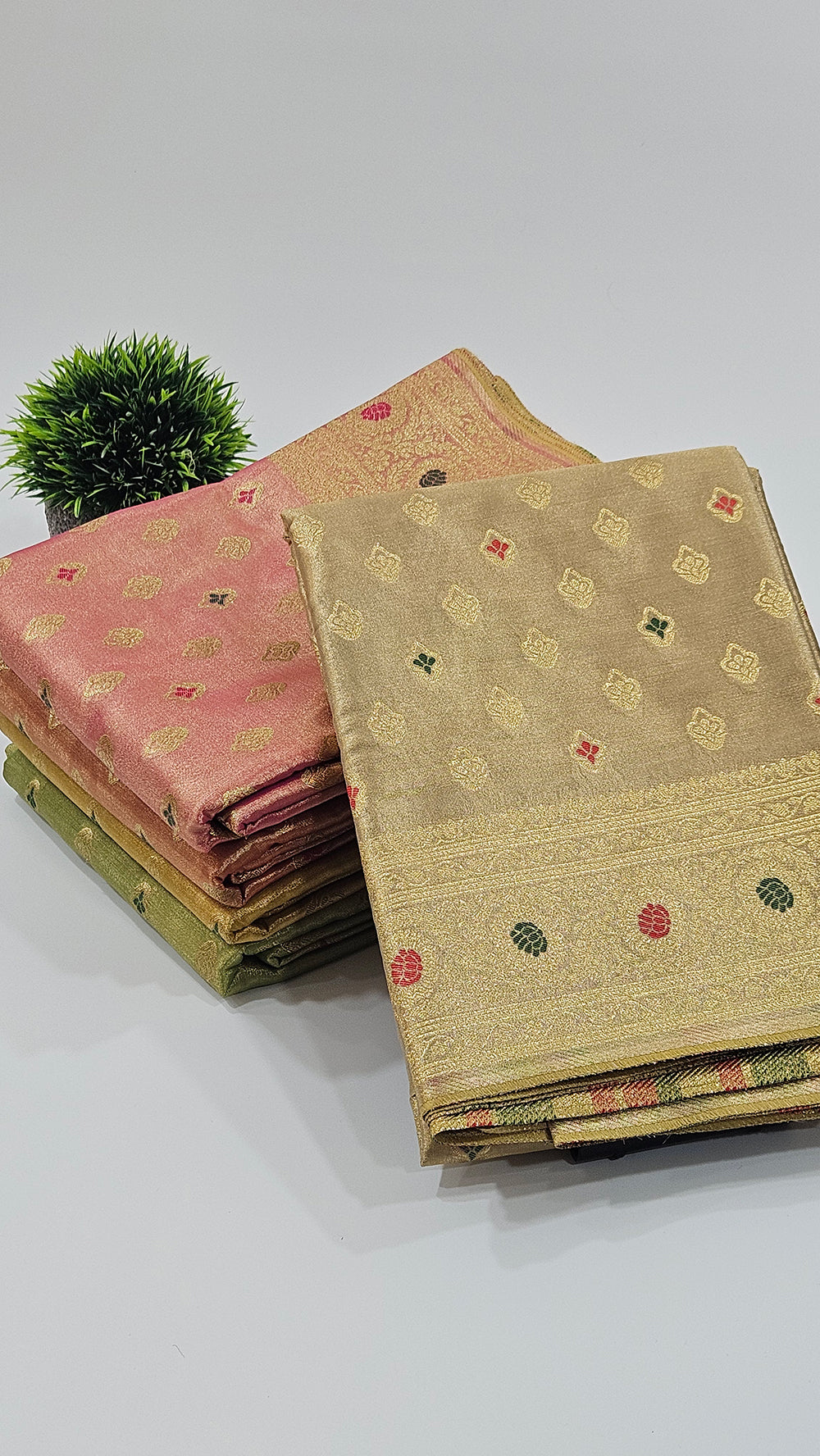 Banarasi Tissue Silk Gold Saree