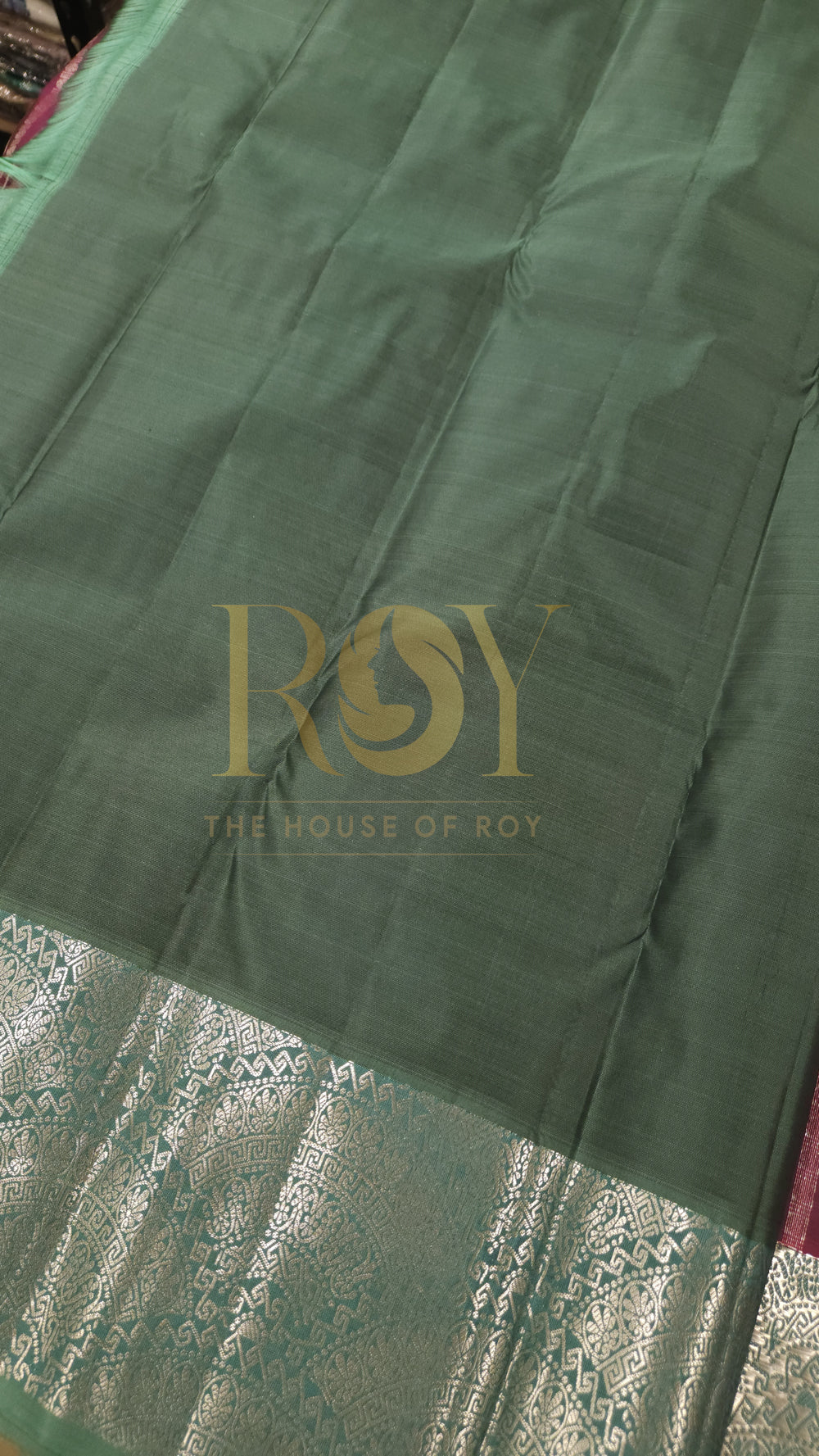 Berry Pure Silk Saree