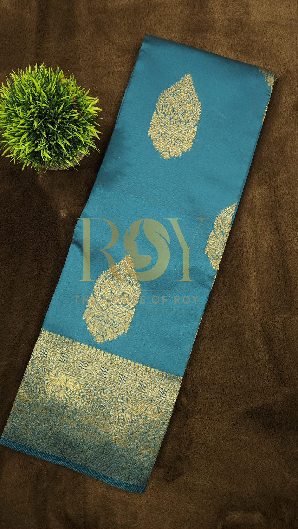 Blue Mix Soft Silk Saree