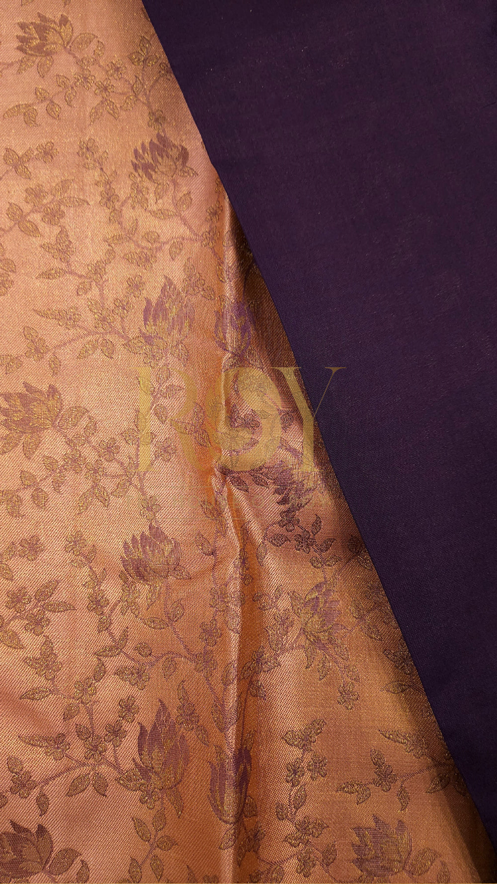 British Rose Kancheepuram Pure Soft Silk Saree