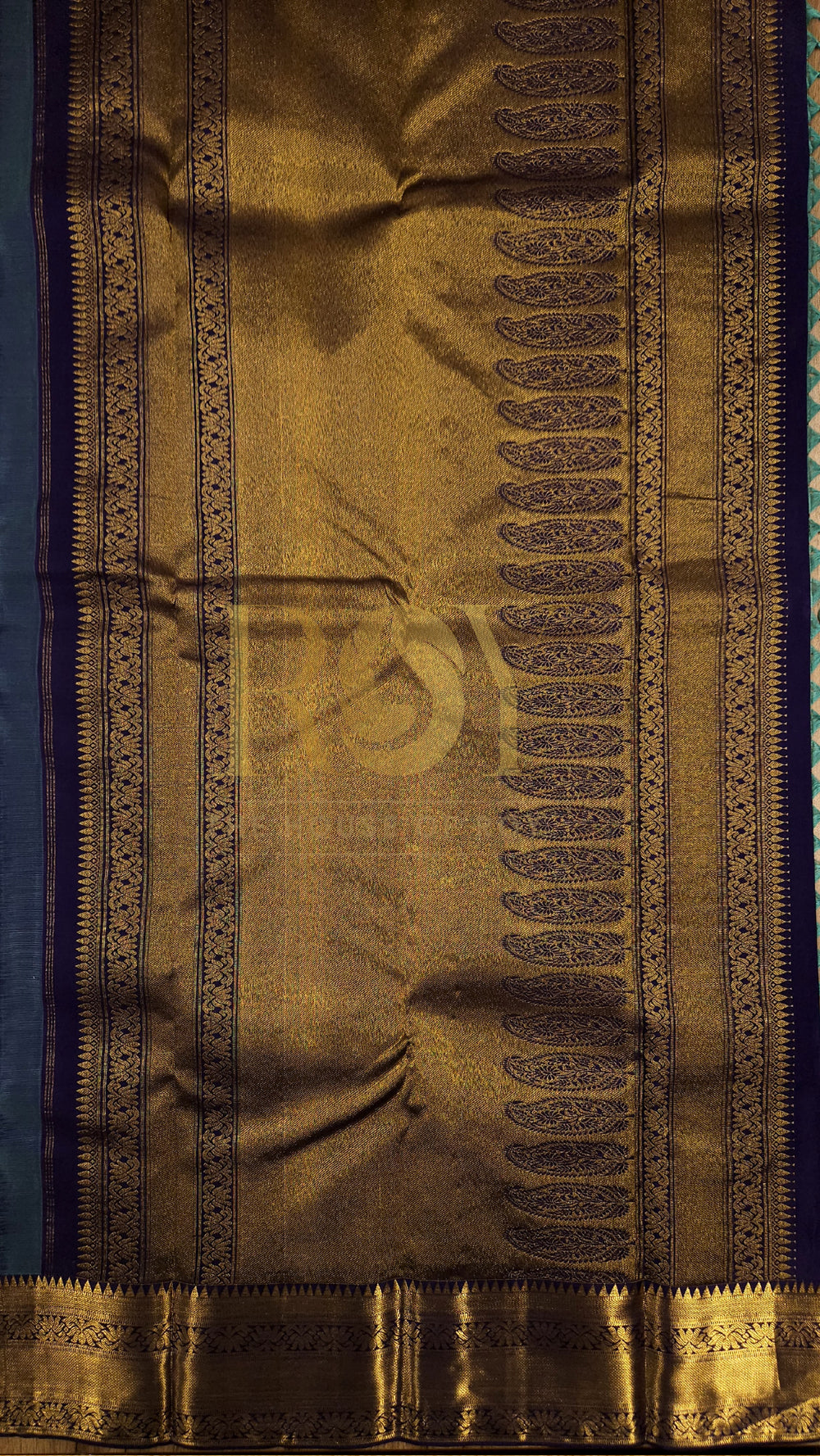 British Rose Kancheepuram Pure Soft Silk Saree