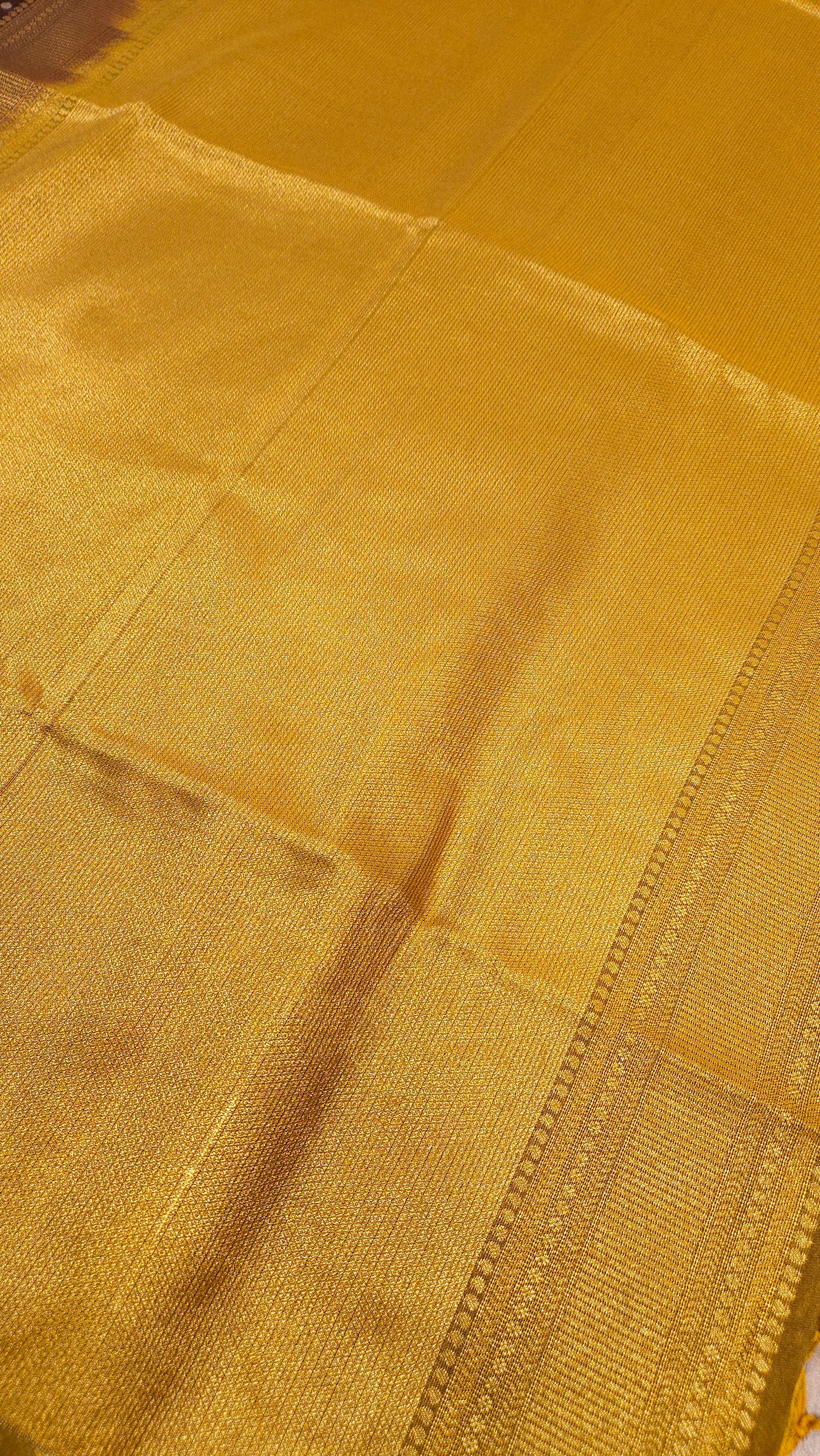Coffee Brown Polka Dot Luxury Soft Silk Saree