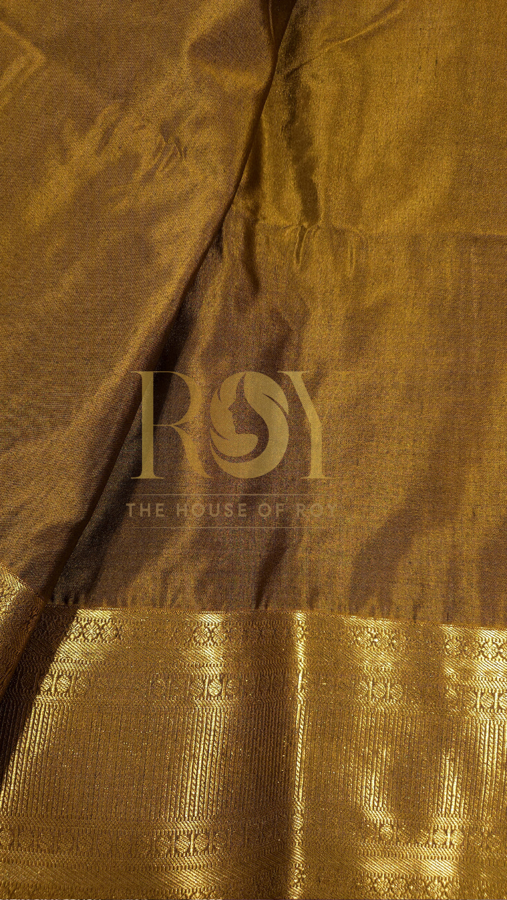 Coffee Brown Polka Dot Luxury Soft Silk Saree