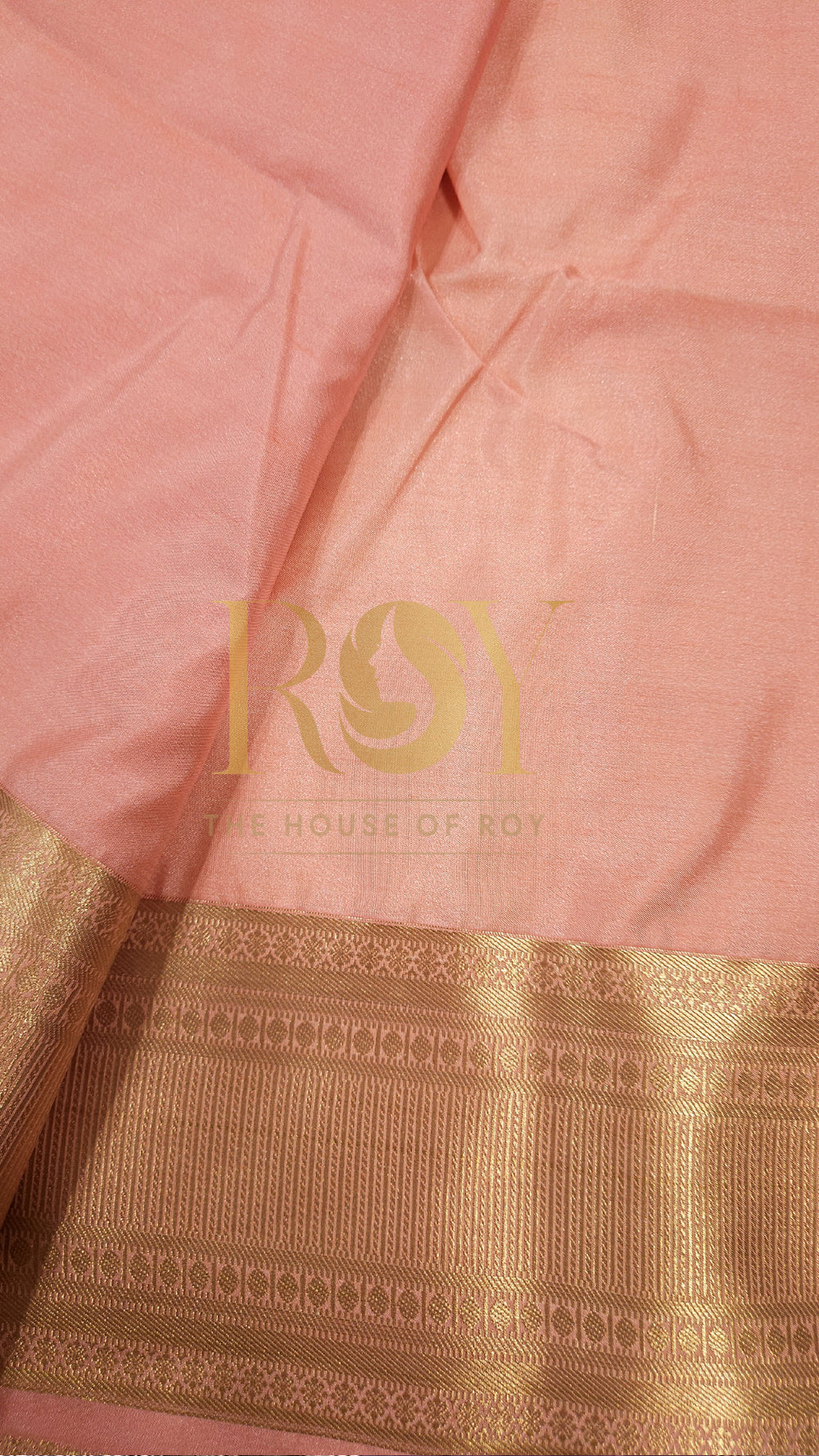 Cream Polka Dot Luxury Soft Silk Saree