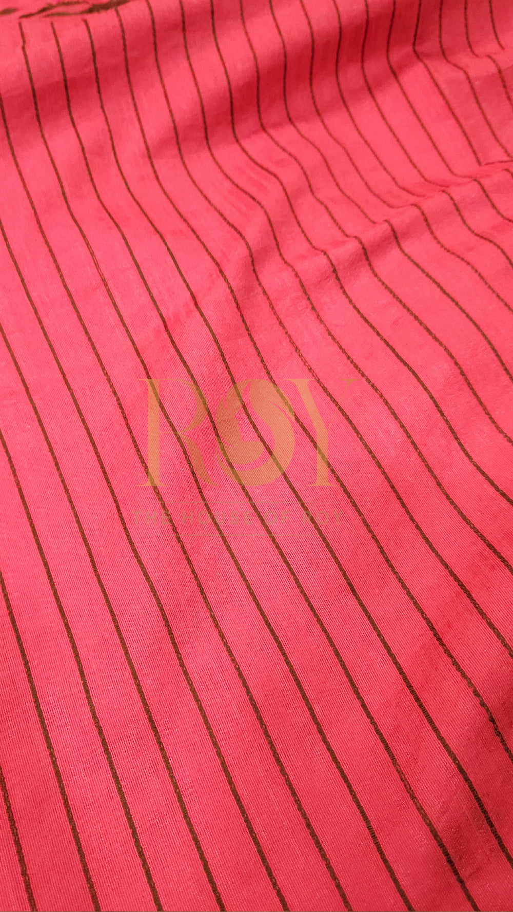 Crimson Pink Jamdhani Cotton Saree