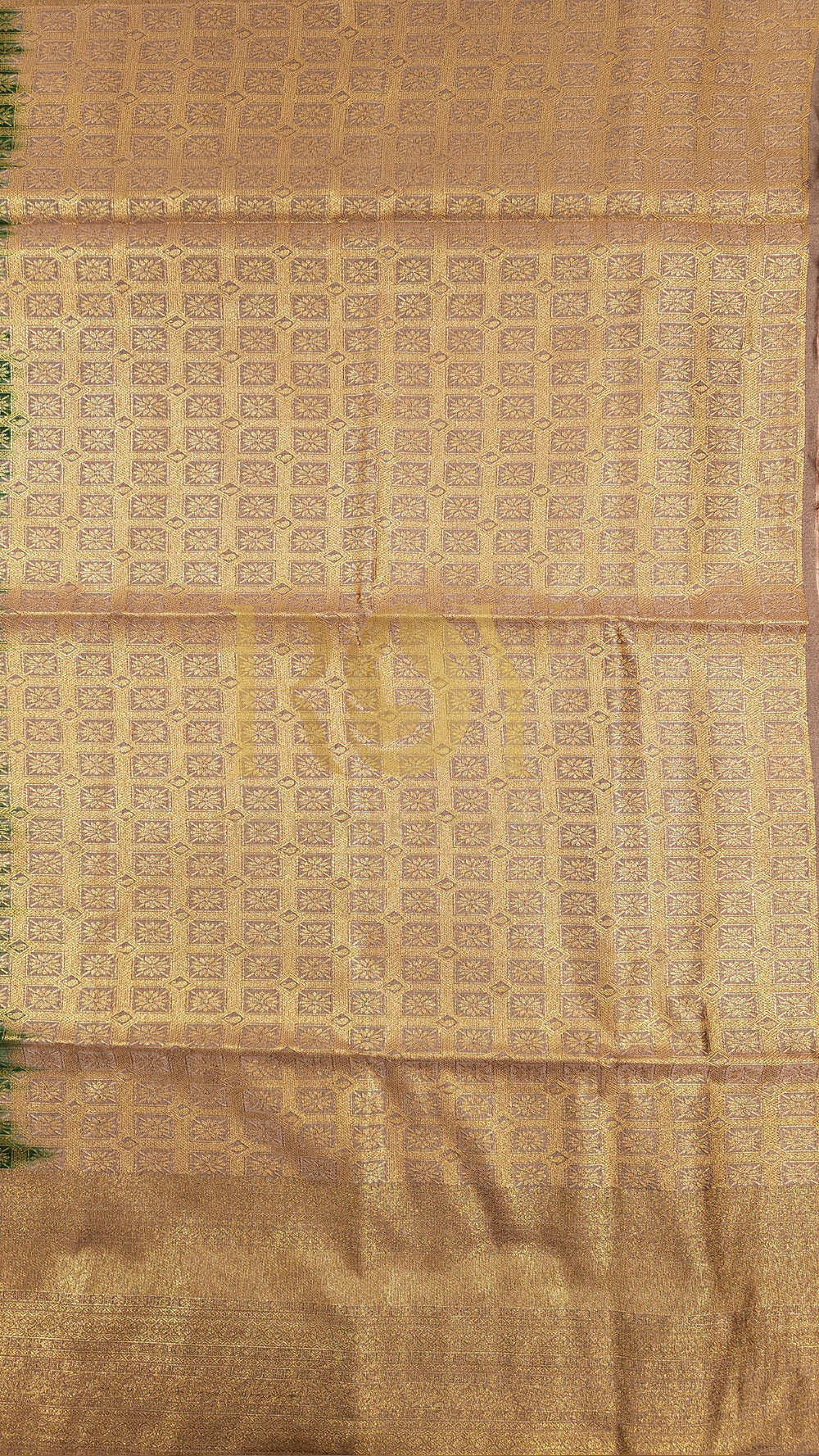Dark Green Mix Soft Silk Saree