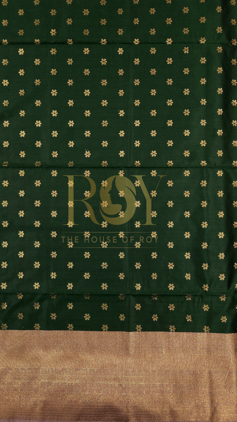 Dark Green Mix Soft Silk Saree