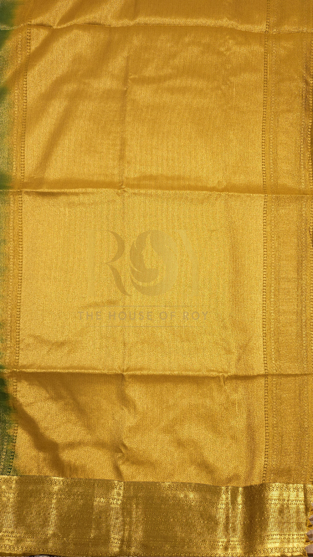 Dark Green Polka Dot Luxury Soft Silk Saree