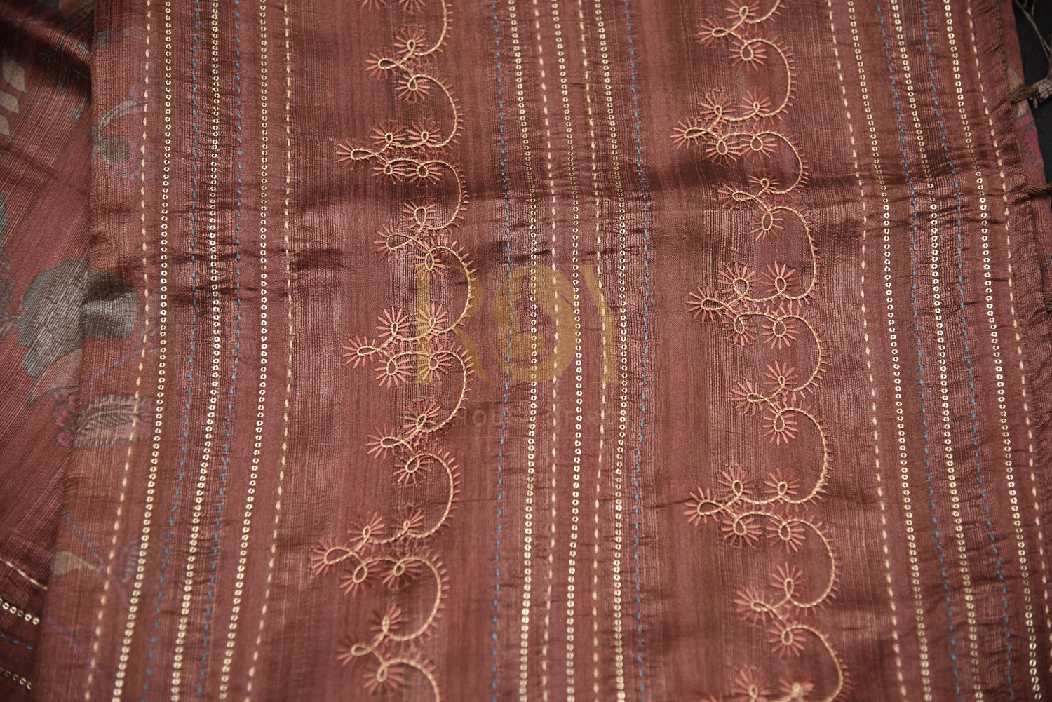 Dusty Fancy Saree
