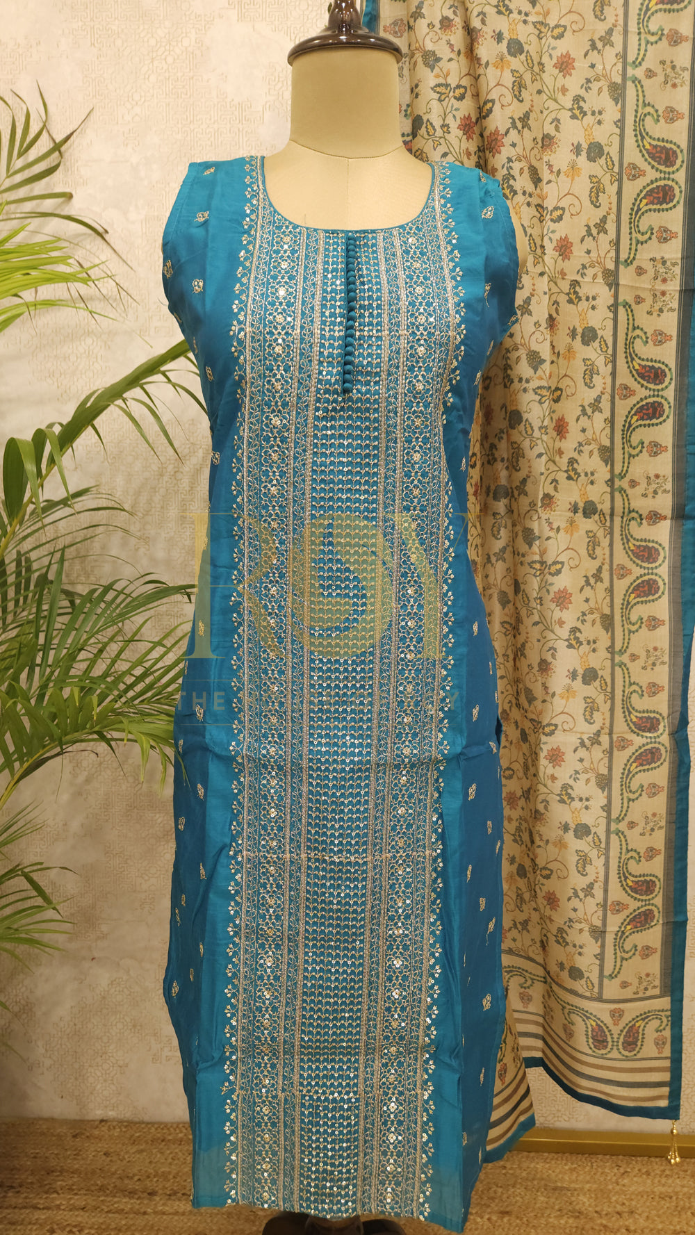 Firozi Blue Chudi Set