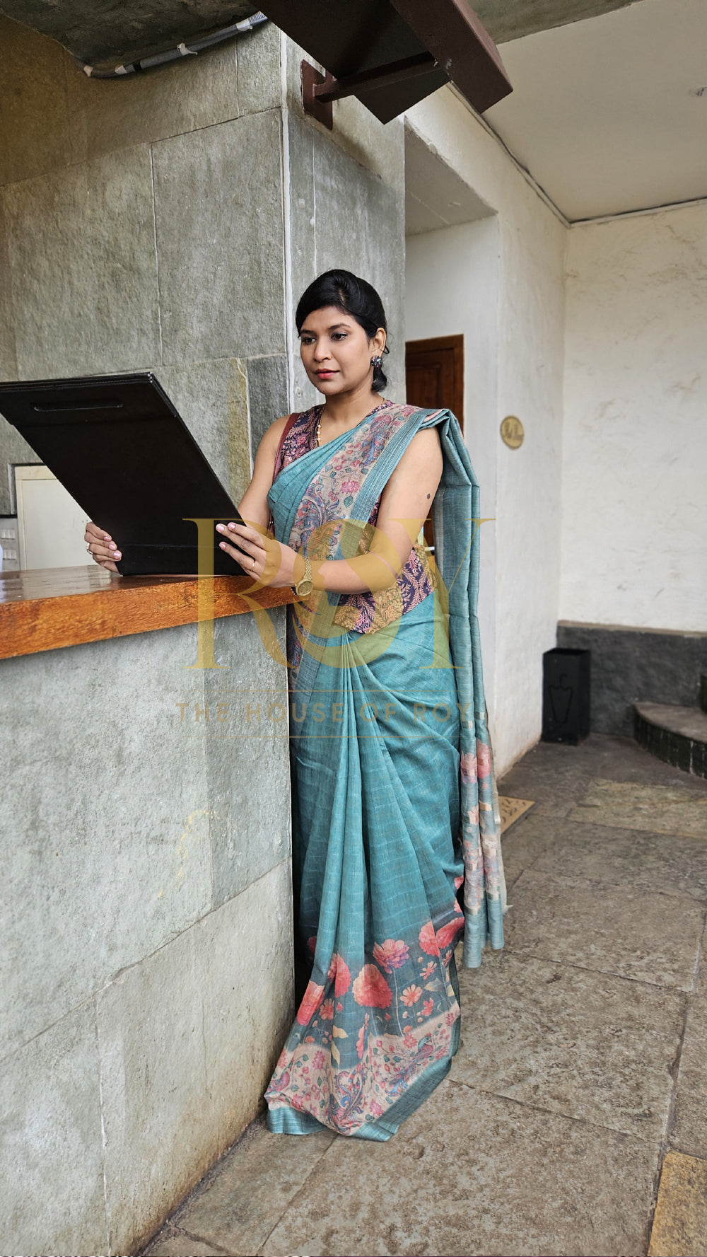 Floral Liva Cotton Saree