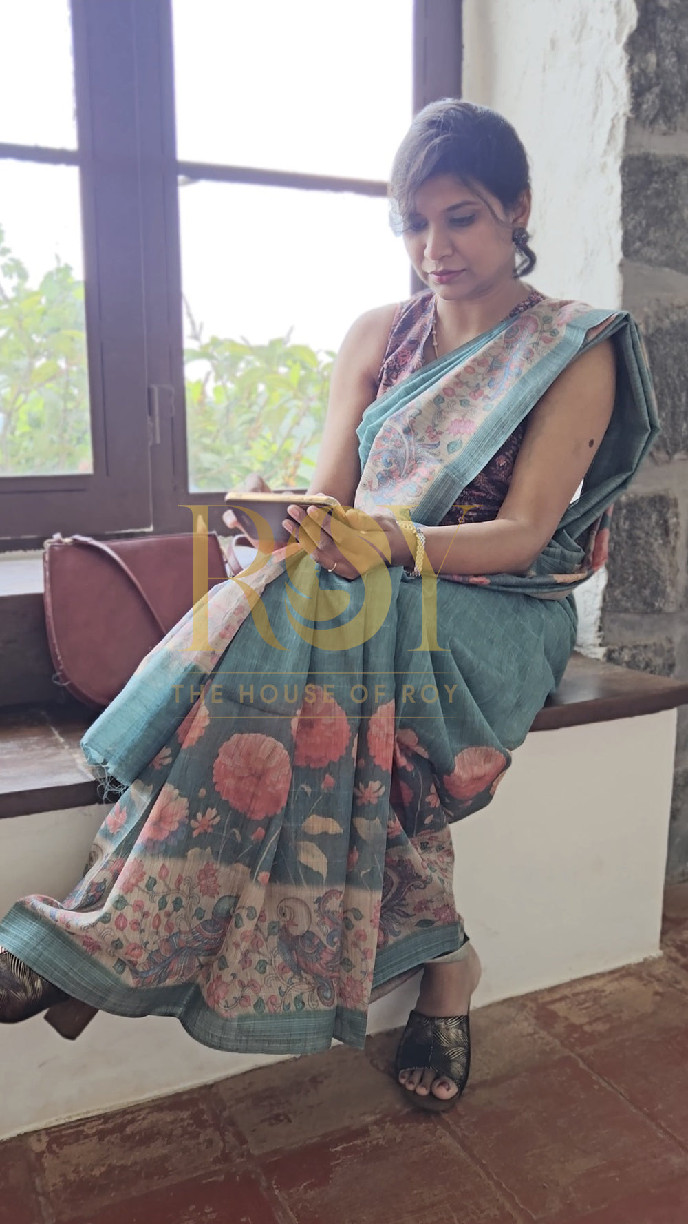 Floral Liva Cotton Saree