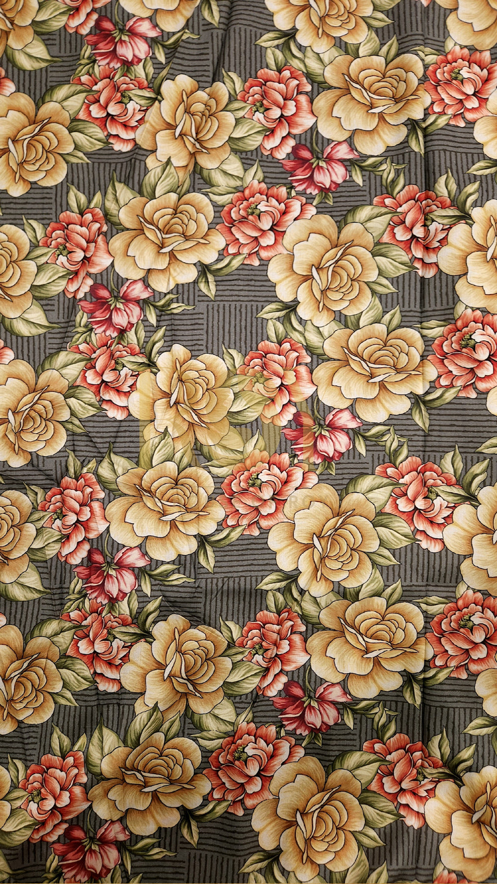 Floral Border Grey Silk Saree