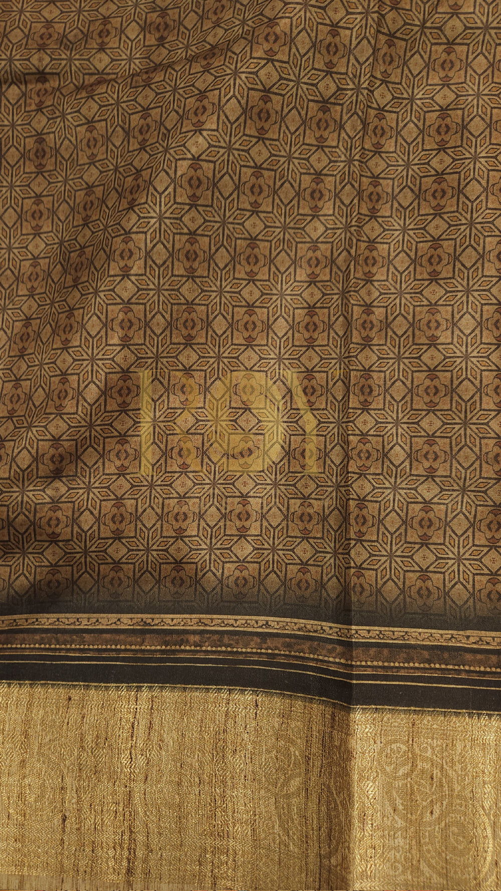 Folklore Trees Digital print saree