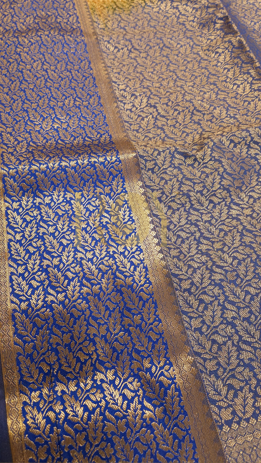 Golden Poppy Mix Soft Silk Saree