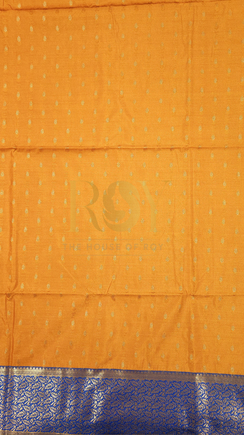 Golden Poppy Mix Soft Silk Saree