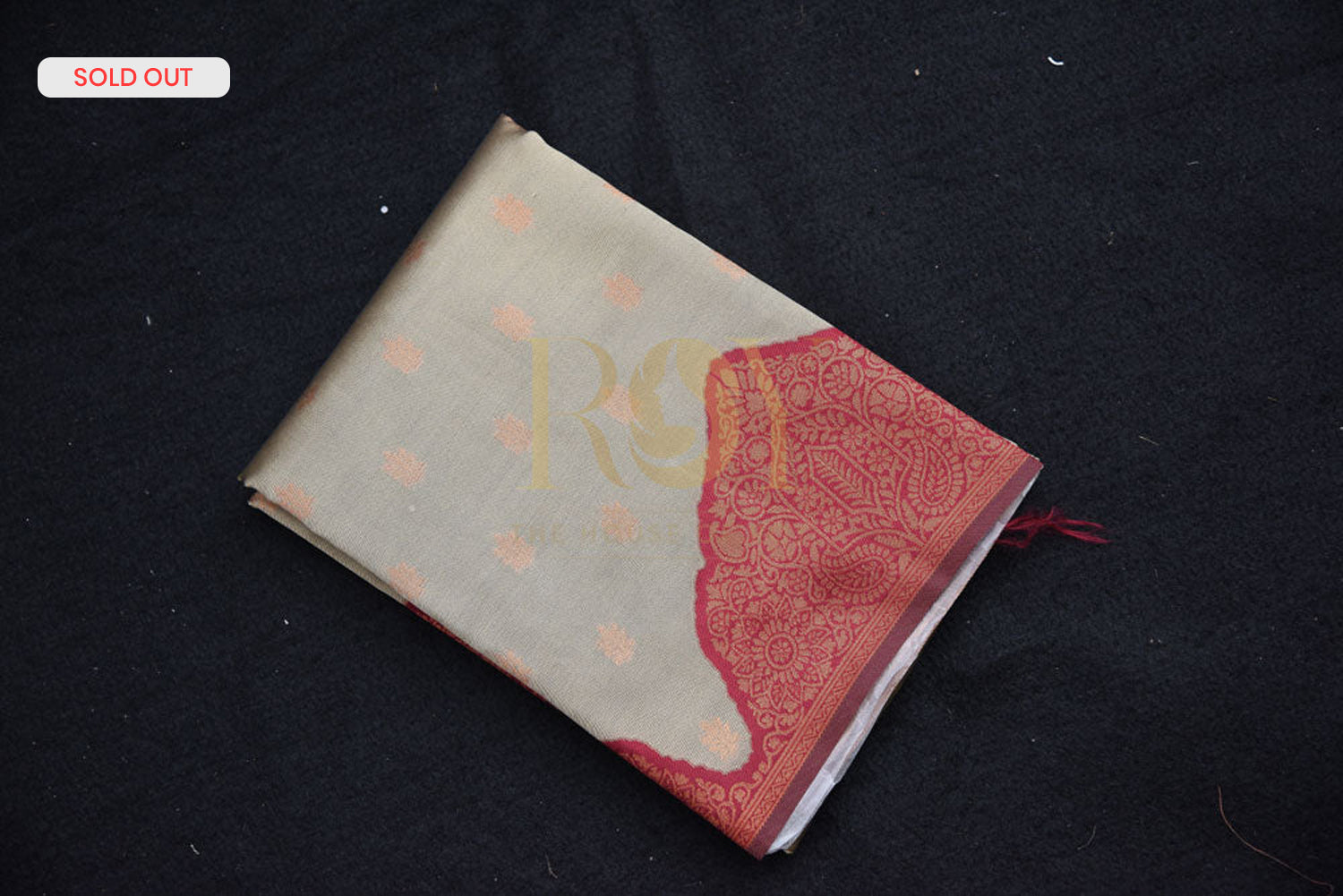 Katan Champagne silk saree