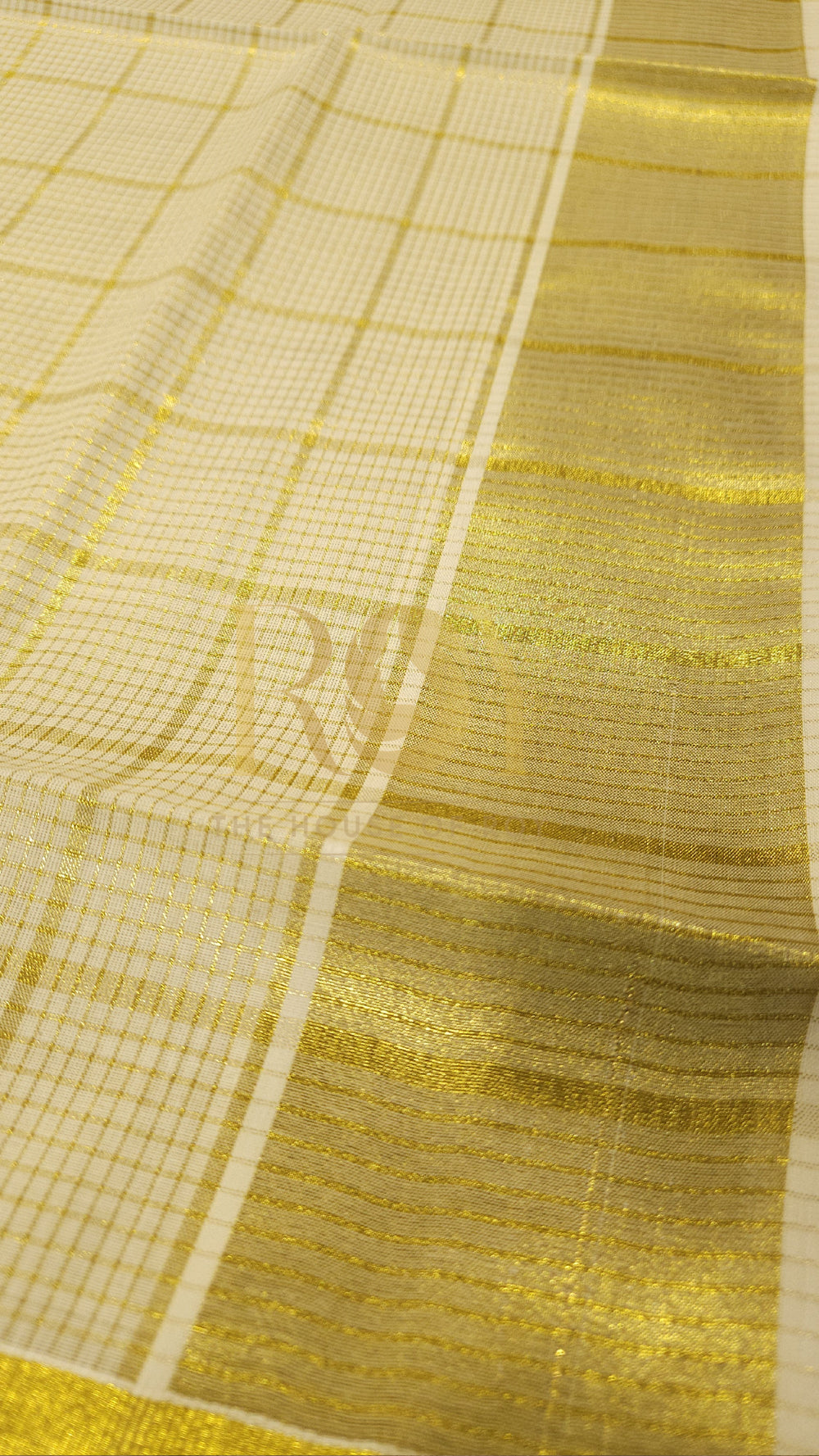 Kattam Zari Kerala Kasavu Saree