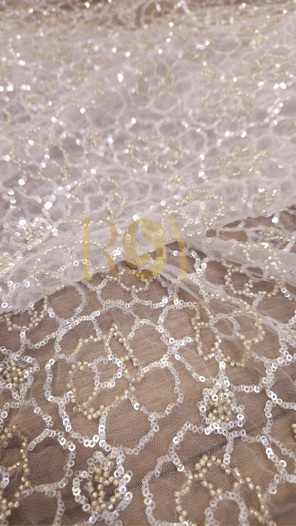 Lavender Designer Net Party Wear Saree