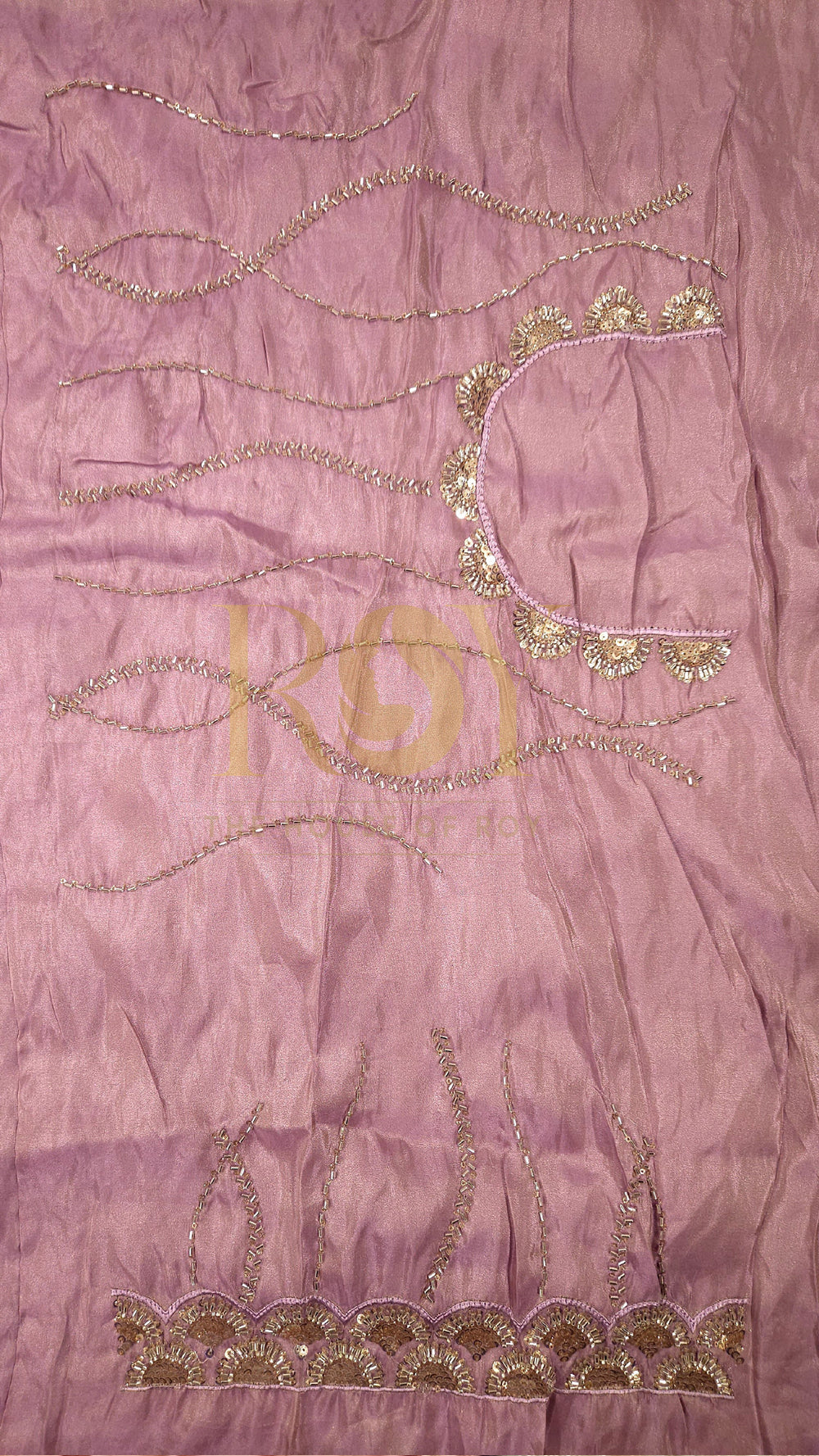 Lavender party wear saree