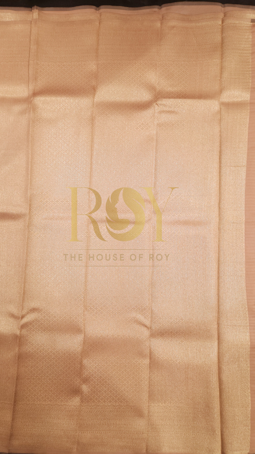 Light Peach Tissue Silk Saree