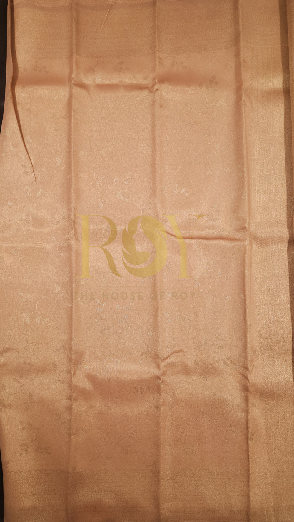 Light Peach Tissue Silk Saree