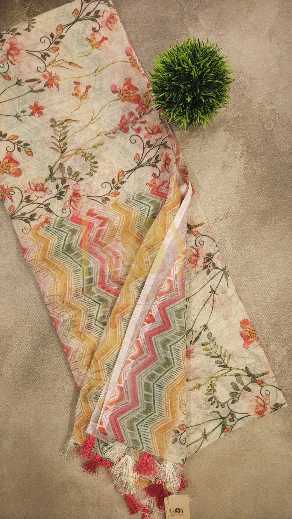 Lightweight Linen Cotton Sarees with Vibrant Digital Prints