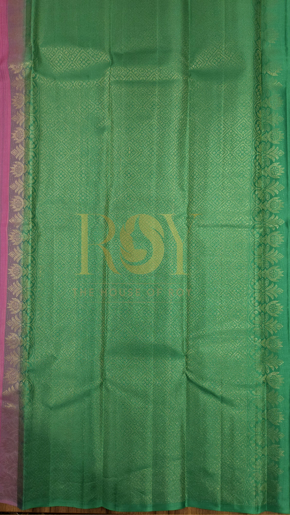 Lotus Pink Pure Kancheepuram Soft Silk Saree