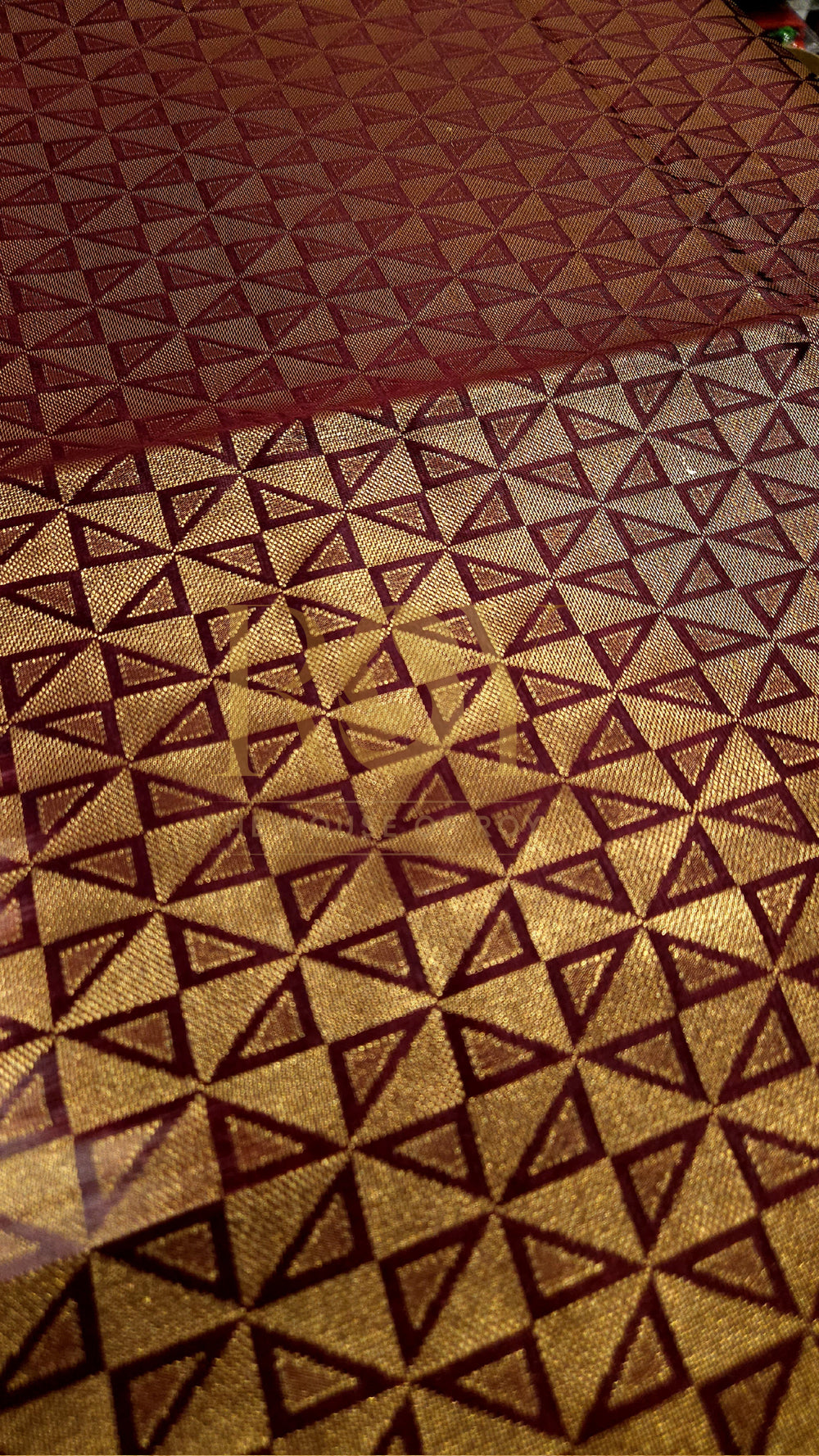 Mauve Pink Soft Silk Saree