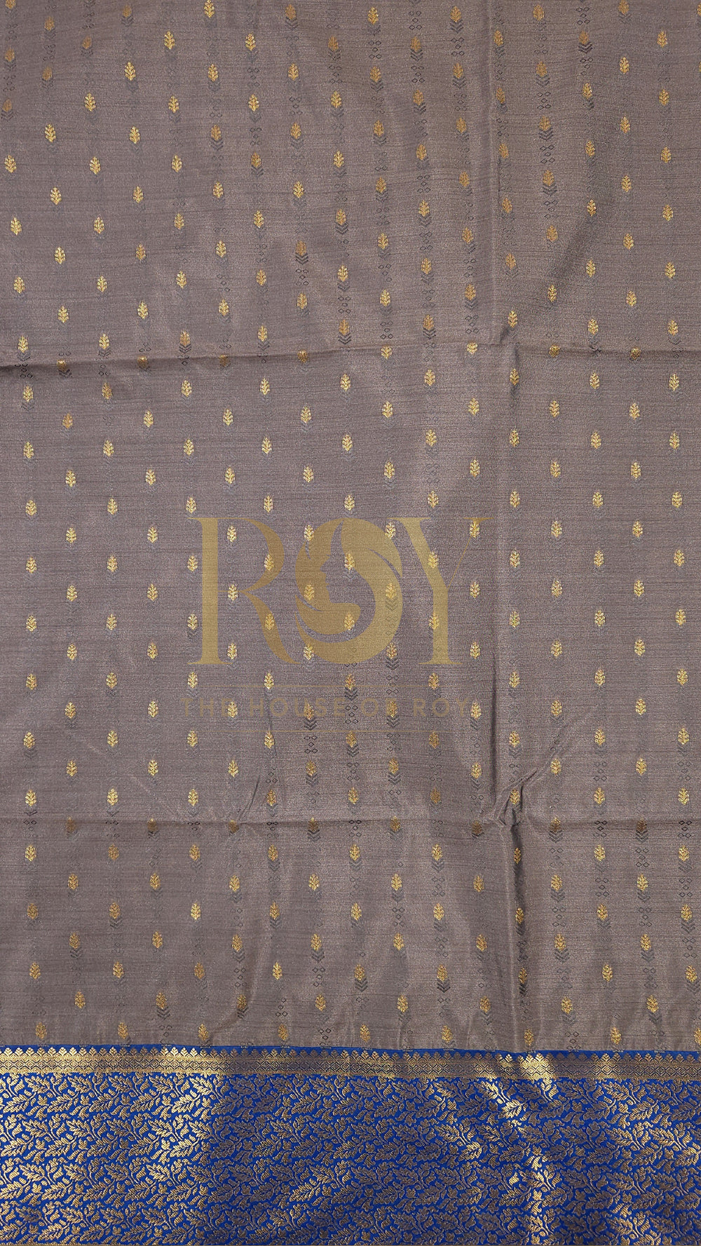Metal Grey Mix Soft Silk Saree