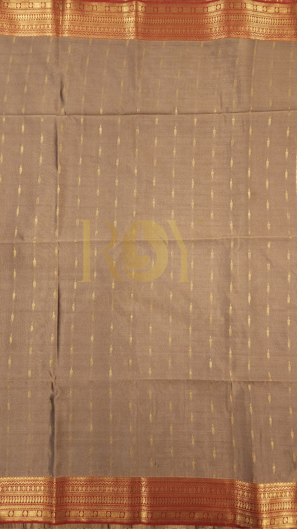 Mushroom 1000 Butta Soft Silk Saree
