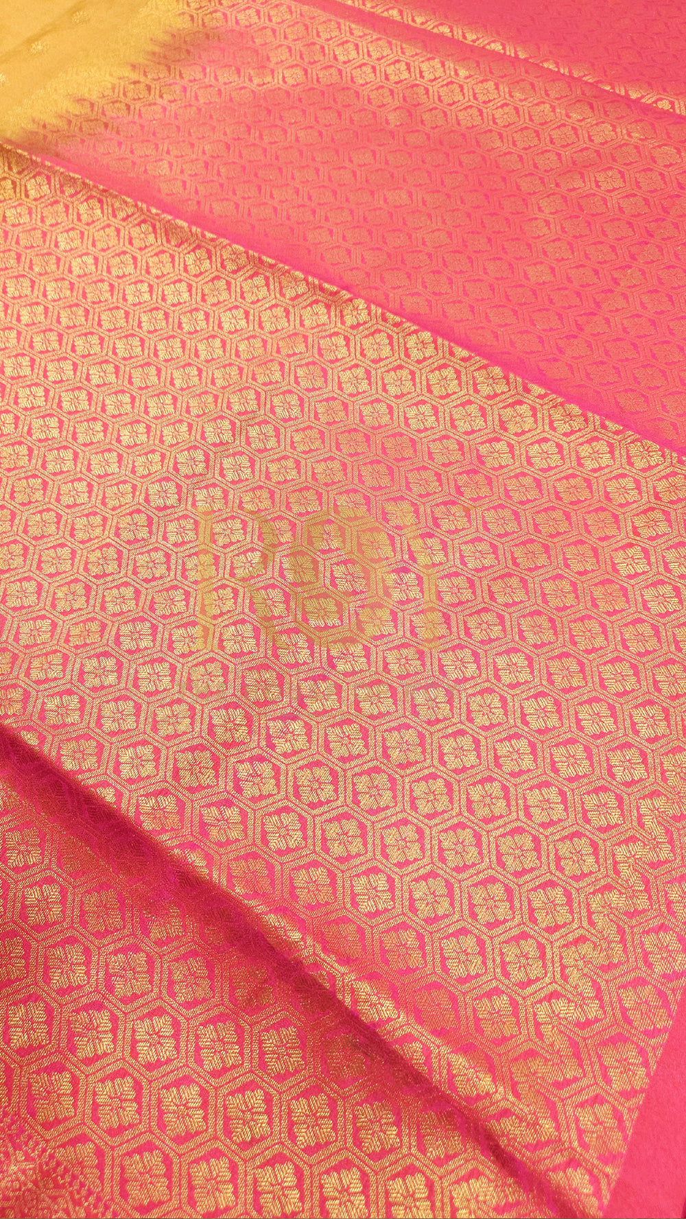Mustard Yellow Mix Soft Silk Saree