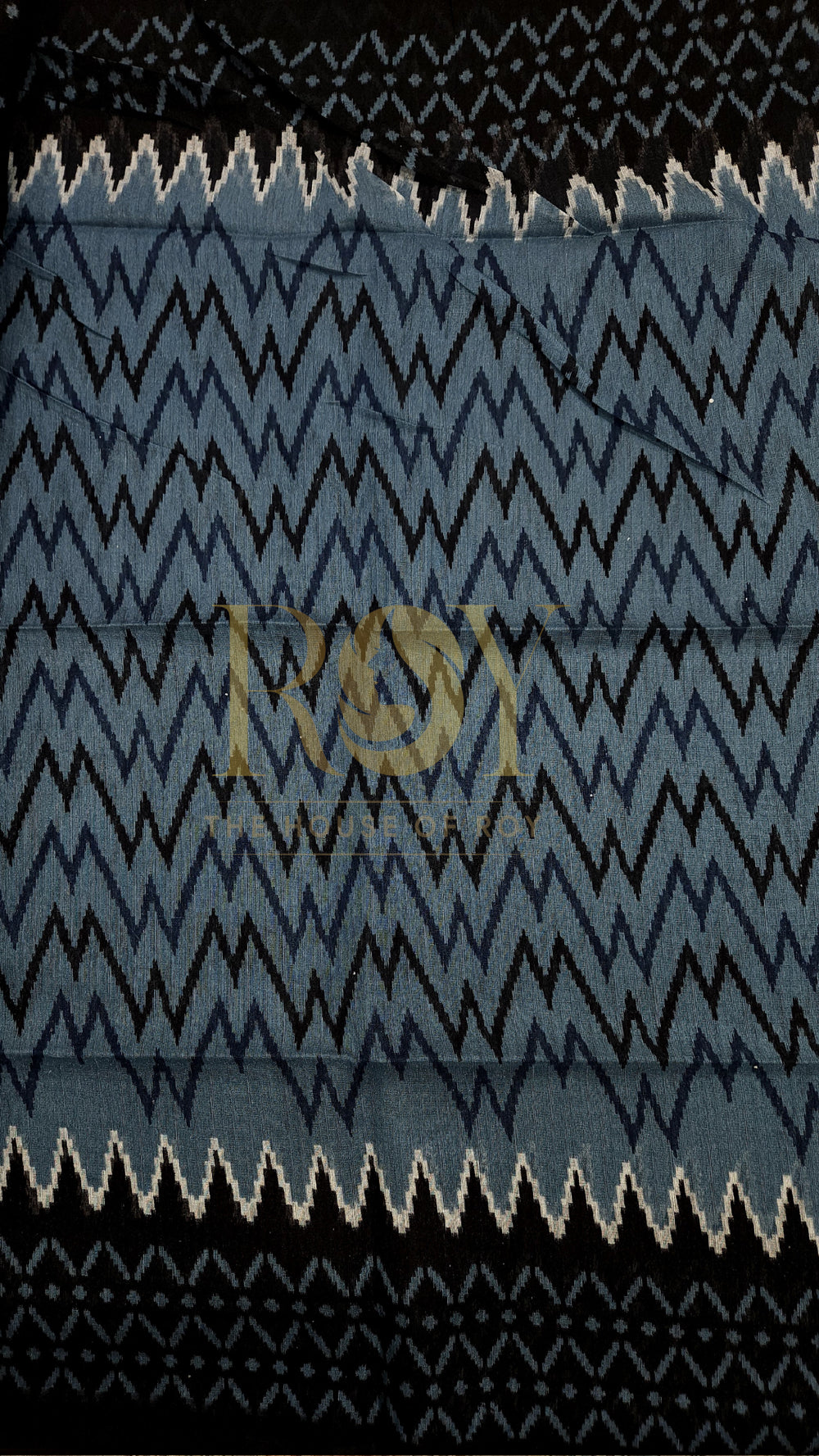 NAVOJA printed Blue saree