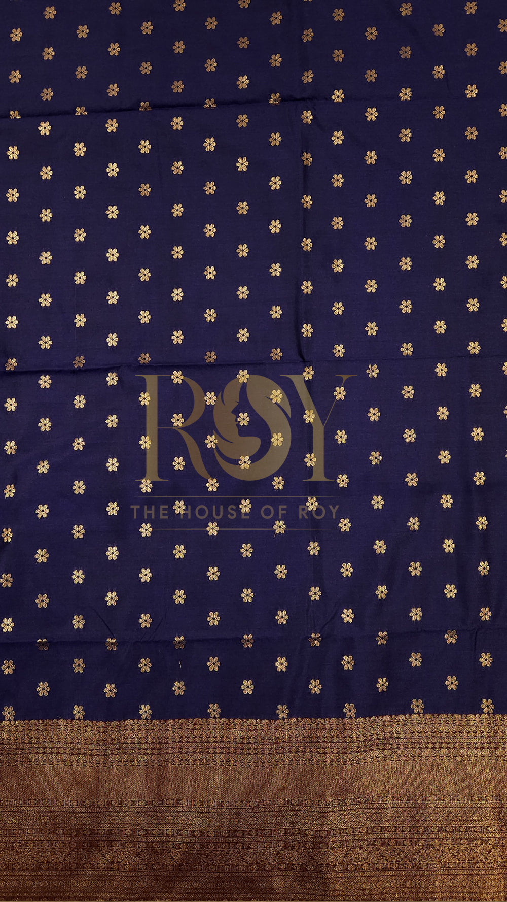 Navy Blue Mix Soft Silk Saree