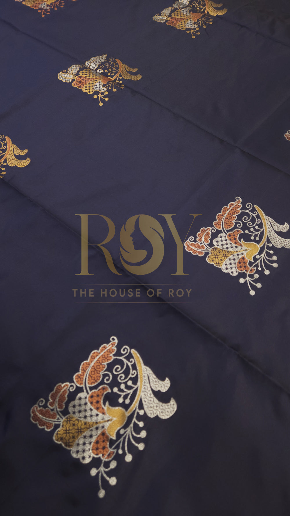Navy Blue Soft Silk Saree