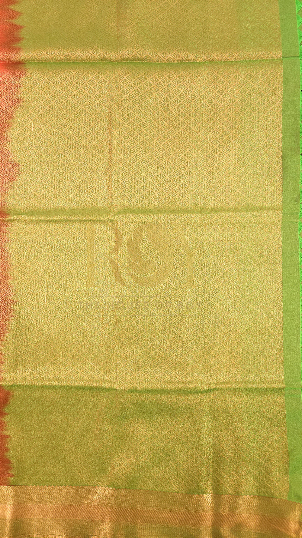 Orange mix soft silk