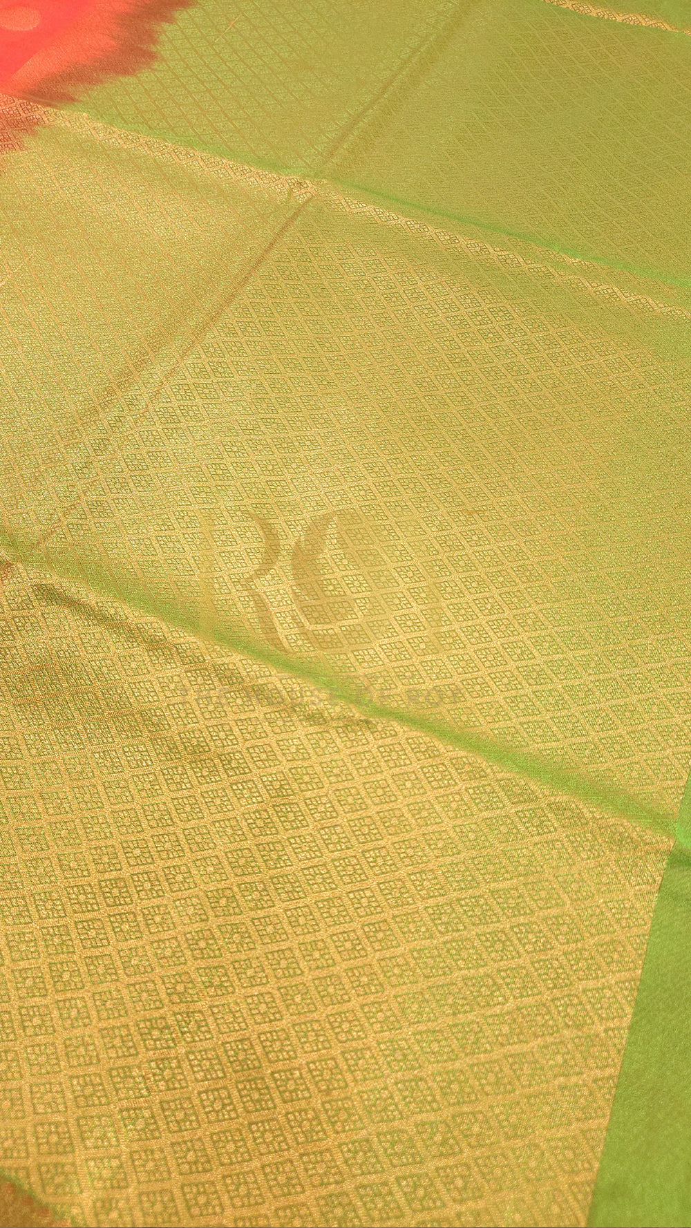 Orange mix soft silk