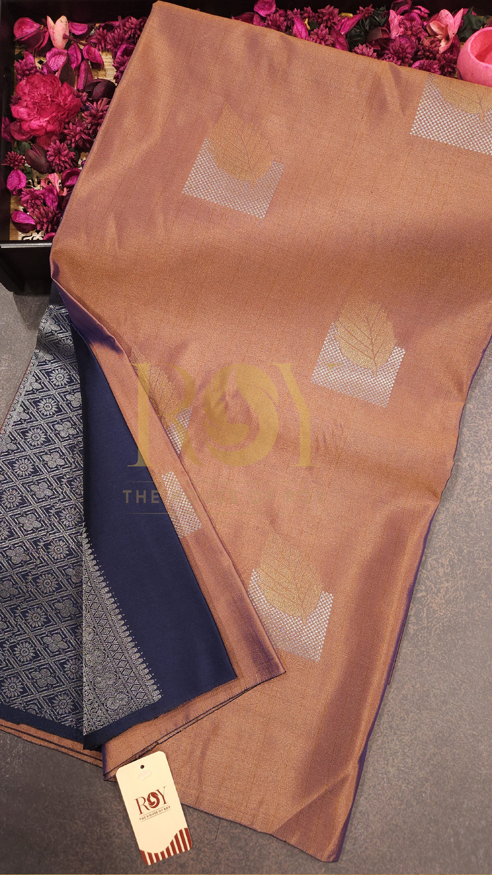 Peach Soft Silk Saree