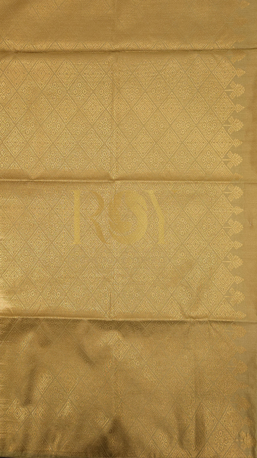 Peach Turning Border Soft Silk Saree