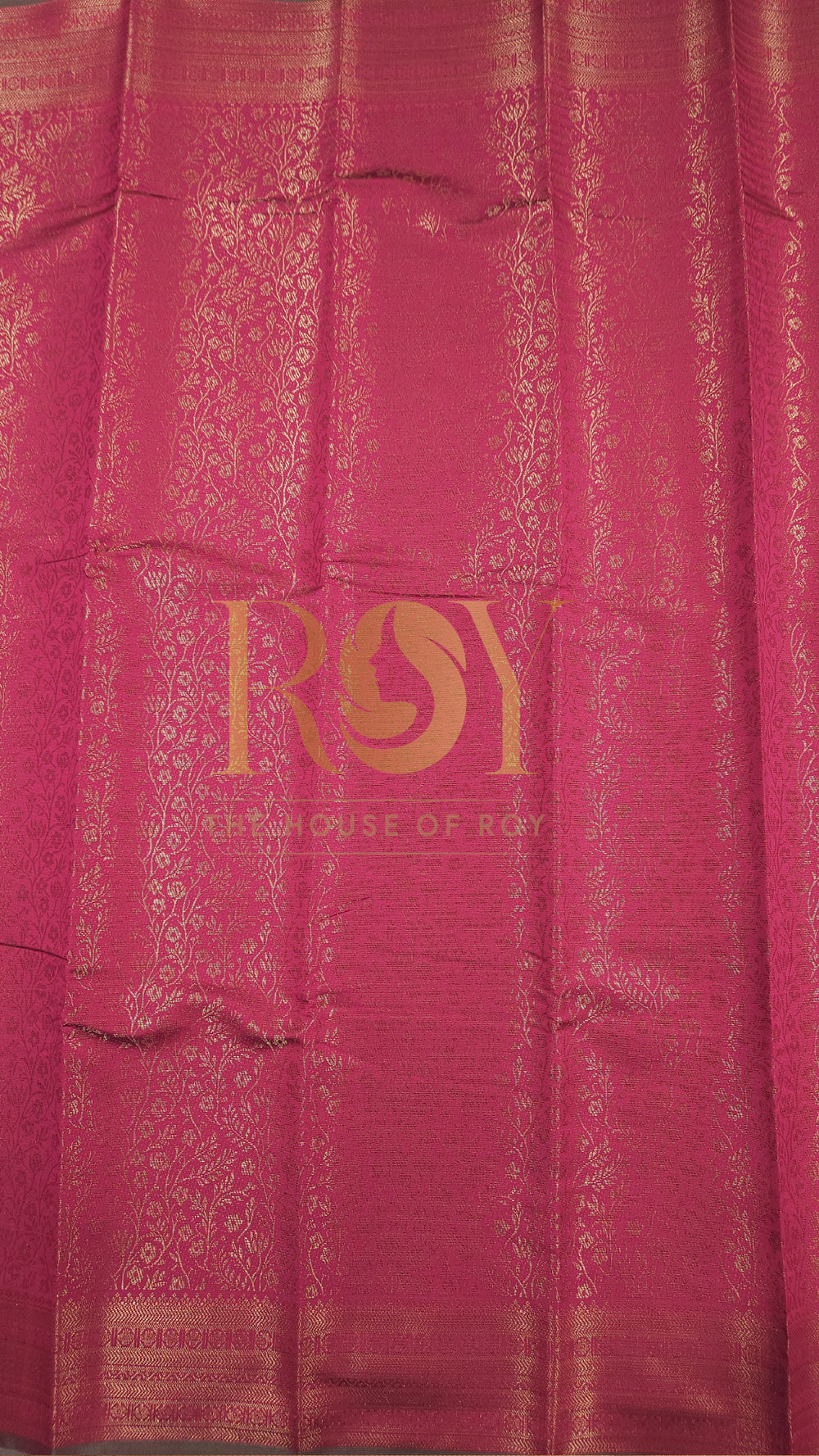 Pink Floral Jaal Mix Silk Saree