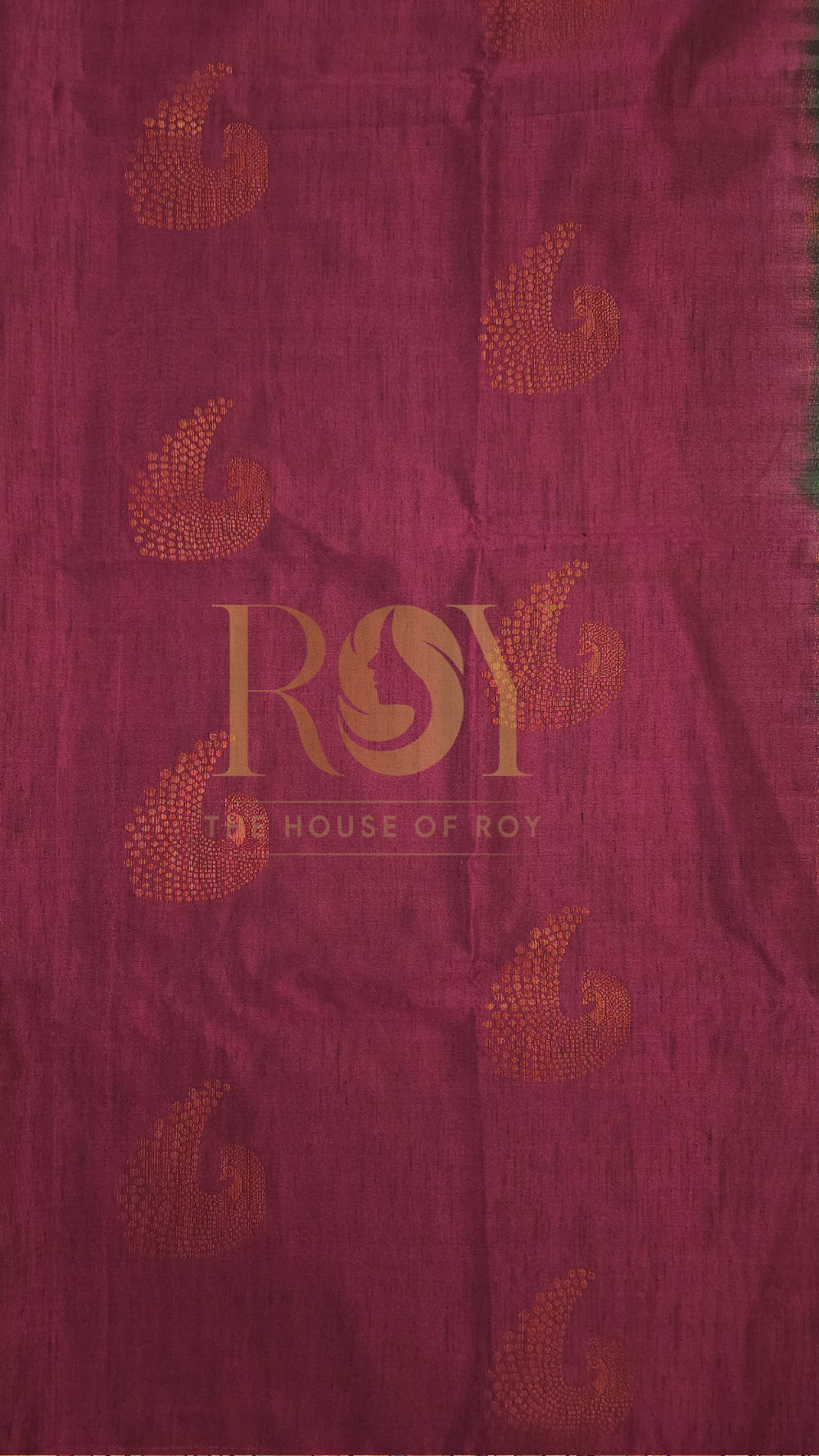 Plum Soft Slub Silk Saree