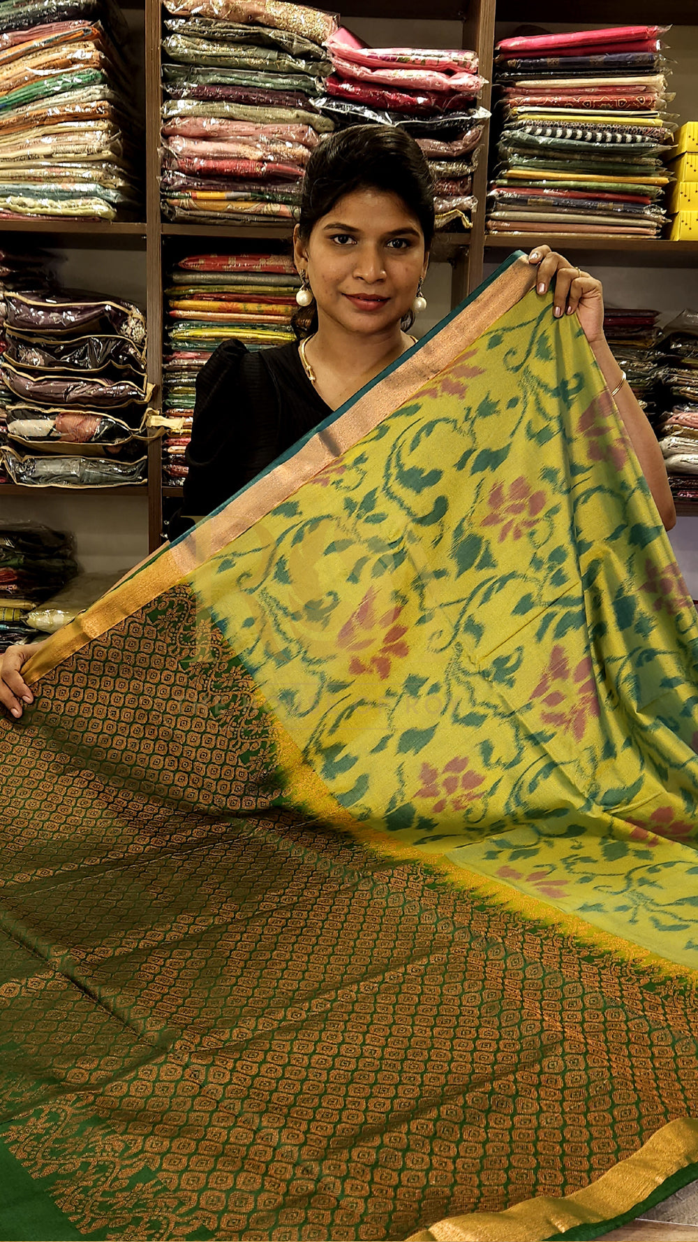 Pochampally Silk Cotton Saree