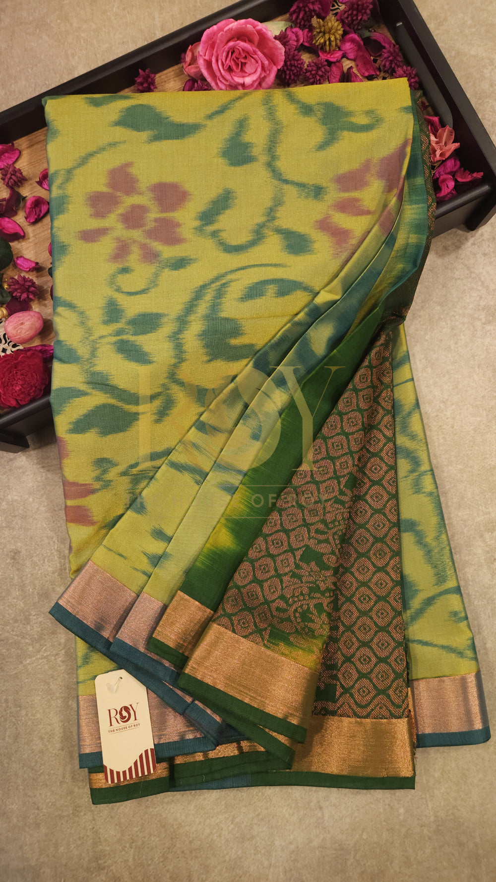 Pochampally Silk Cotton Saree