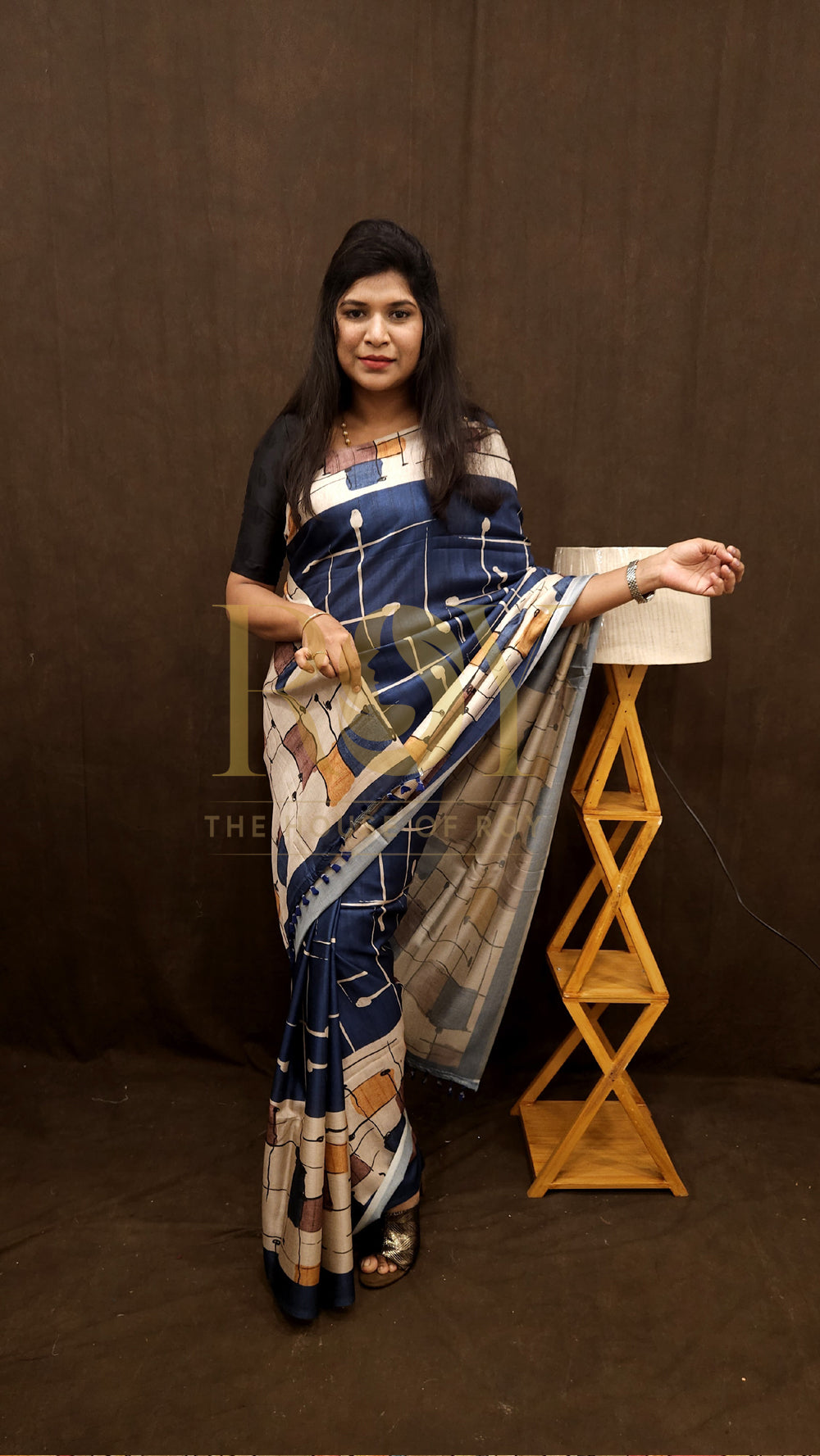 Printed Matka Saree