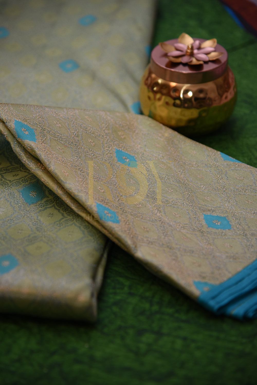 Soft Green Pure Kancheepuram Silk Saree