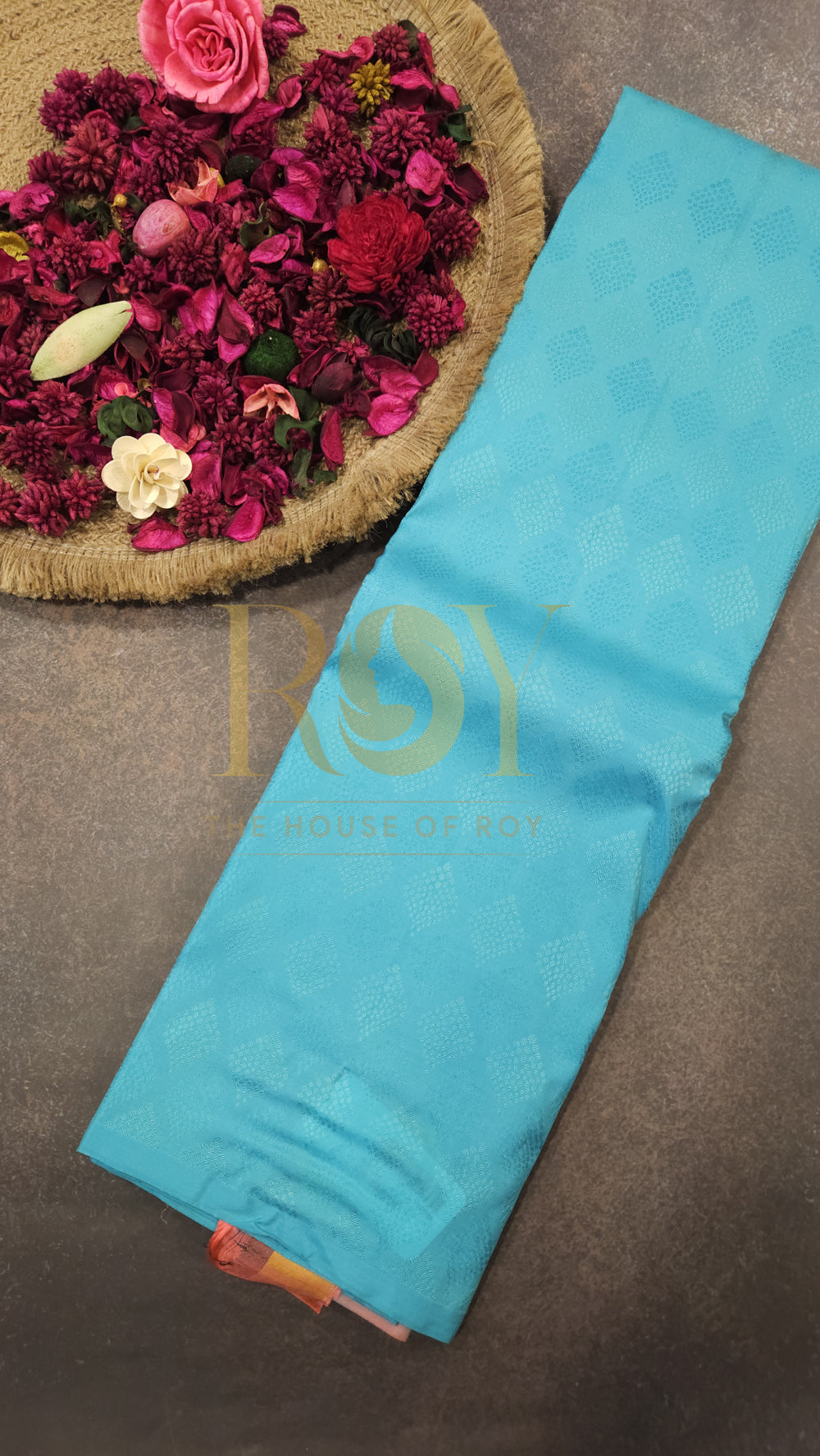 Pure Shades of Blue Silk Saree