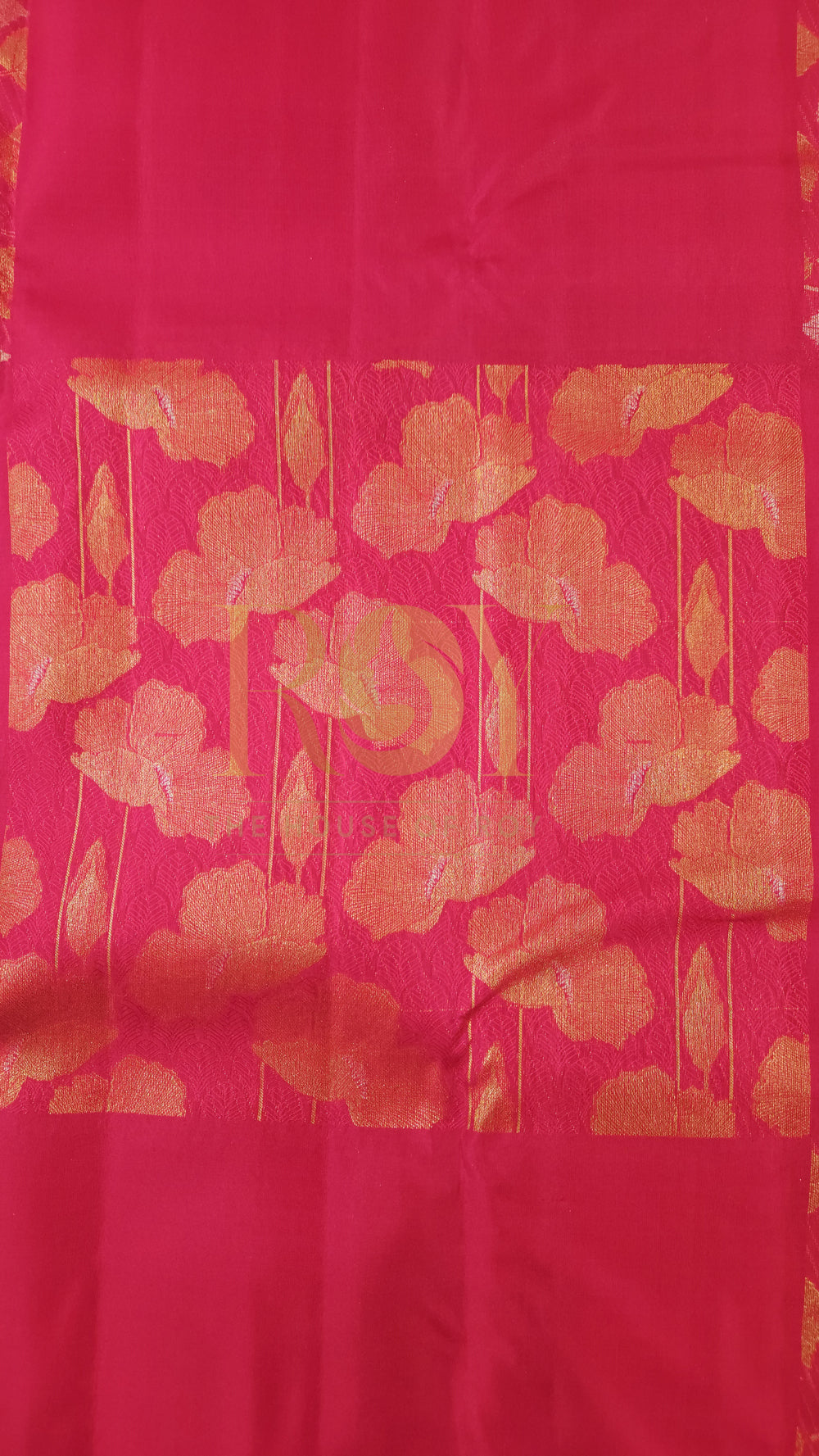 Raspberry Pink Soft Pure Silk Saree