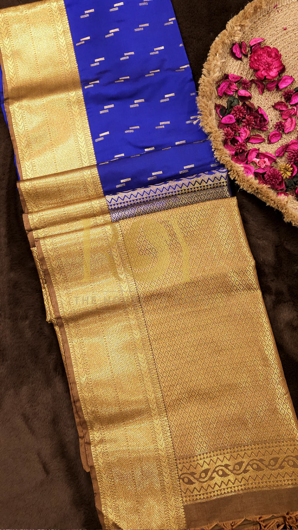 Royal blue 1000 butta soft silk